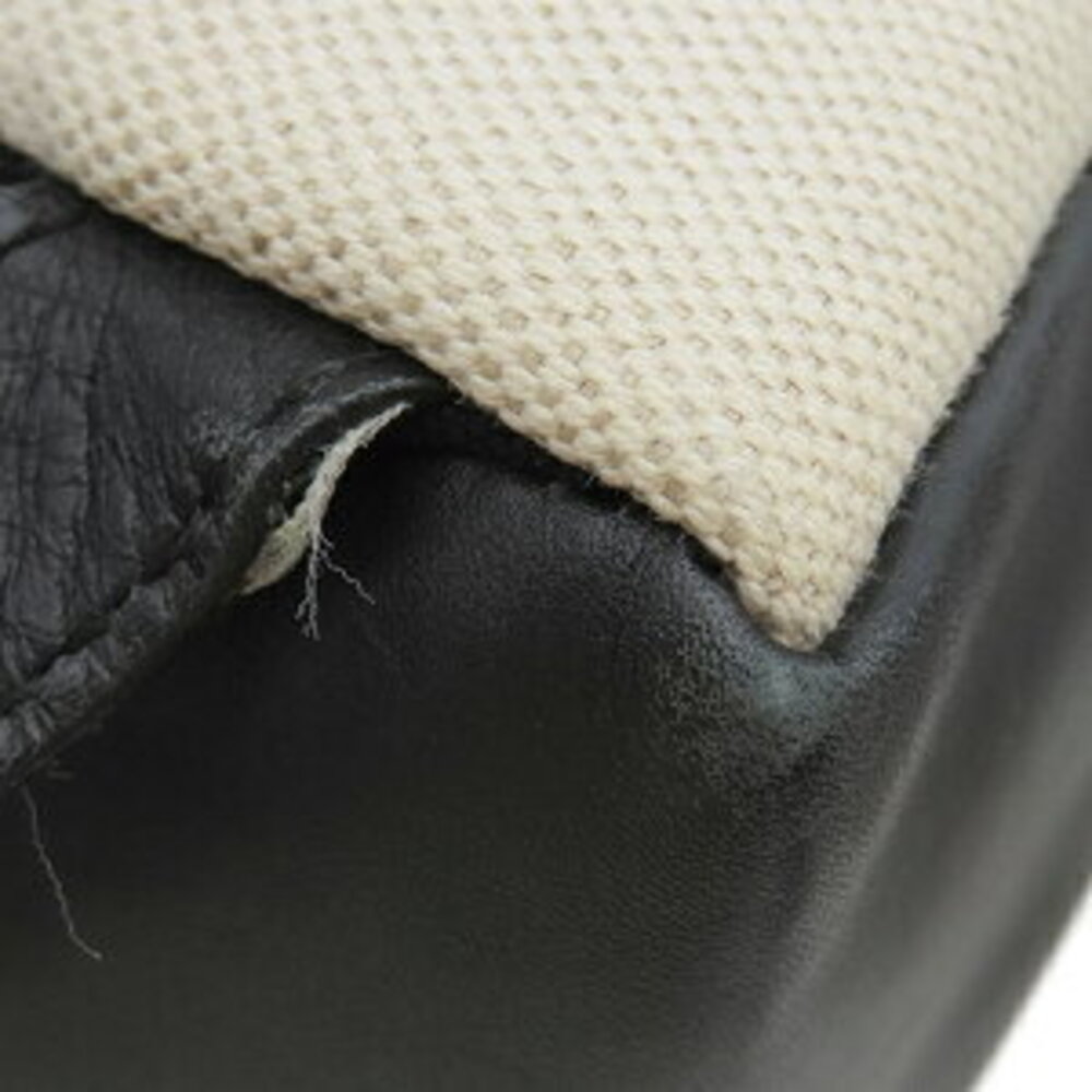 Balenciaga Backpack Daypack Canvas Leather White Black Comes - Picture 5 of 9